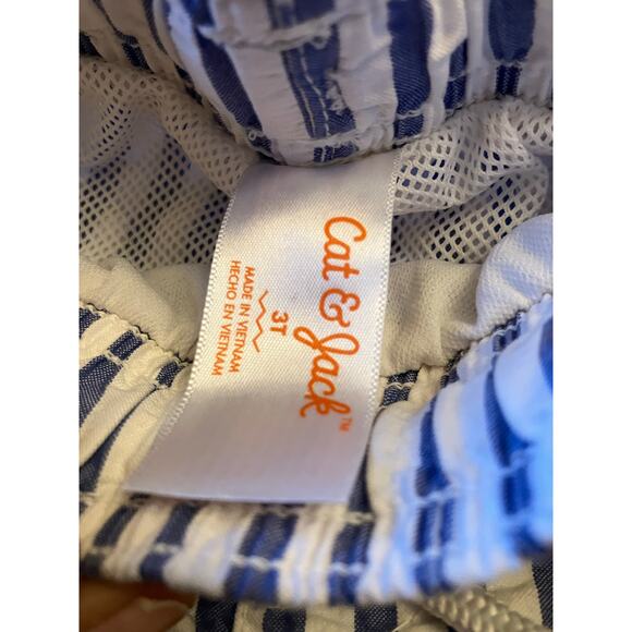Boys Swim Lot Size 3T Cat & Jack Wonder Old Navy Trunks Rashguard Preowned - Picture 7 of 15